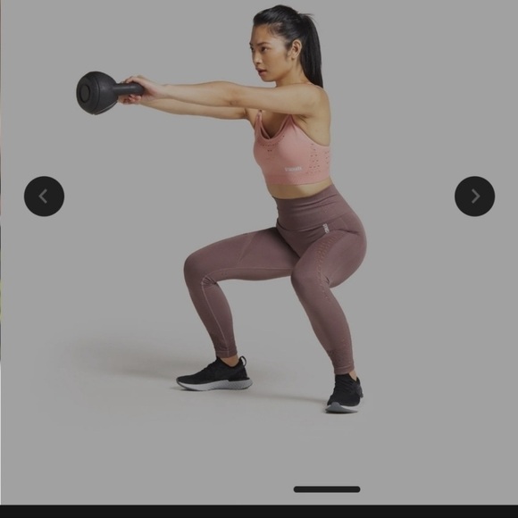 EUC - Gymshark Seemless + Energy Leggings - size small - rose taupe - Picture 3 of 9